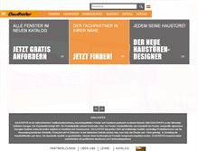 Tablet Screenshot of gaulhofer.com